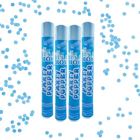 Blue confetti Party popper for Birthday, Baby shower, welcome baby ...