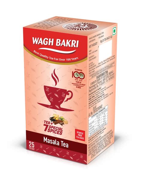 Wagh Bakri Masala Tea, 50 gram, Masala chai : Amazon.in: Grocery ...
