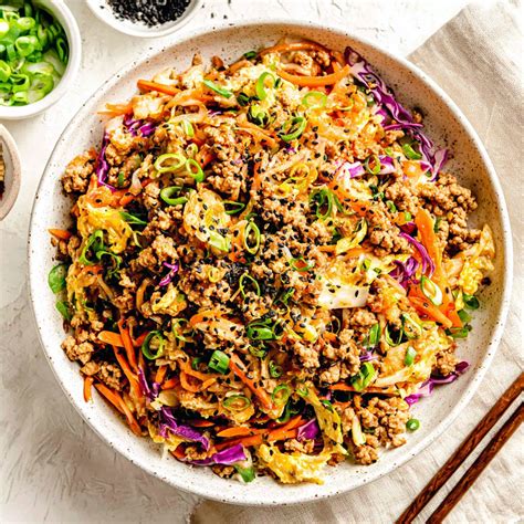 20-Minute Egg Roll Bowls
