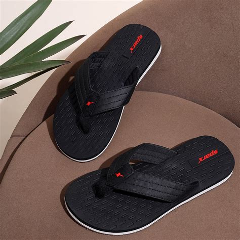 Sparx Black Red Flip Flops for Men SFG-4036 – Relaxo Footwears Limited