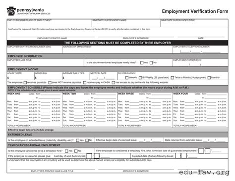 Fill in Your Ccis Employment Verification Template Online - EduLaw