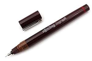 Rotring 0.5mm Isograph Technical Drawing Ink Pen, Chrome Plated Tip ...