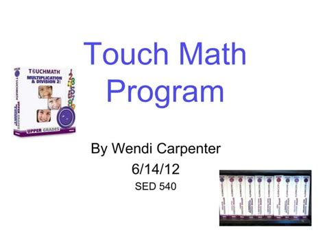Image result for How to Teach TouchMath