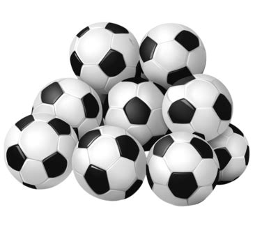 Multiple Soccer Balls PNG Transparent Images Free Download | Vector ...