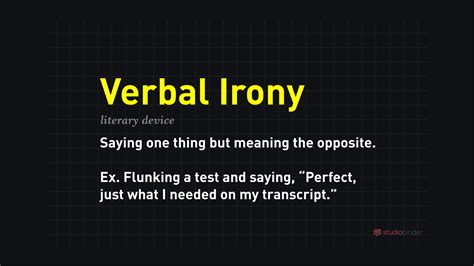 Examples Of Verbal Irony Sentences