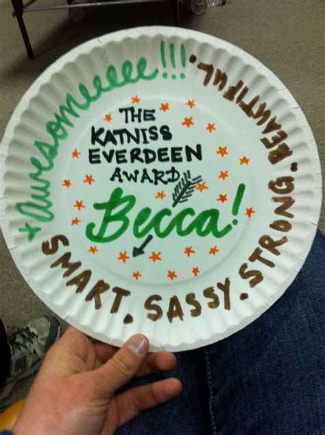 Pin by Hayley Harris on fun | Paper plate awards, Paper plates, Award ideas