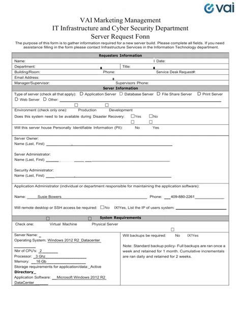 Image result for Server Support Intake Request