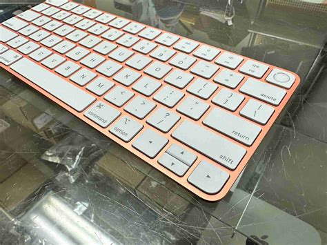 enuine Apple magic keyboard with Touch ID for M1 Macs Orange A2449 ...