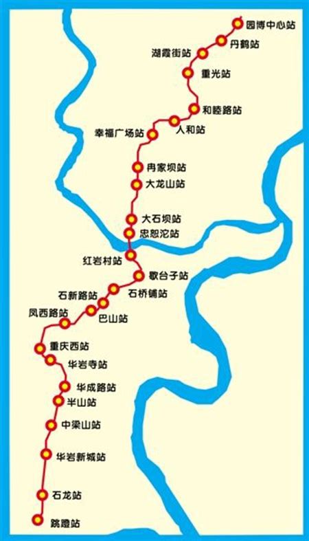 重庆地铁5号线南段最新消息 重庆地铁5号线南段通车时间_旅泊网
