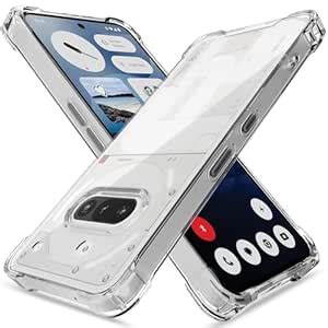 Amazon Basics Back Cover for Nothing Phone 3a 5G PC + TPU Clear ...