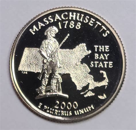 Statehood Quarter 2000-S Massachusetts Clad Proof-65 (GEM) - For Sale ...