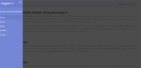 Image result for Sidebar Bootstrap Collapse