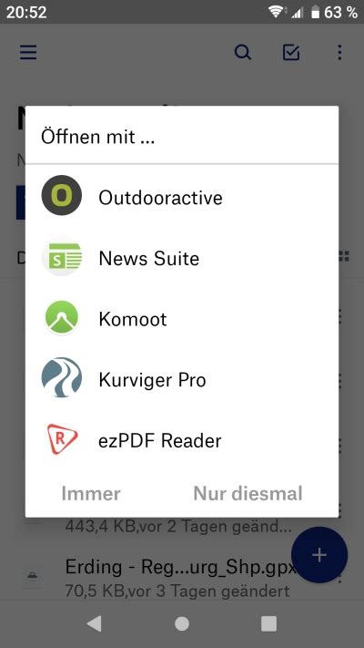 Öffnen mit ... / Open with ... - KurvigerPro missing - App - Kurviger Forum