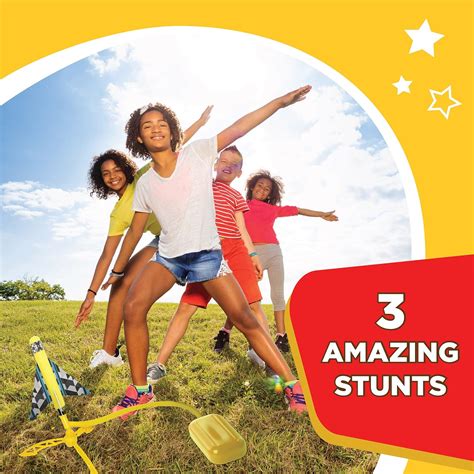 Buy Original Stomp Rocket Stunt Planes Set for Kids - Soars 100 Feet ...