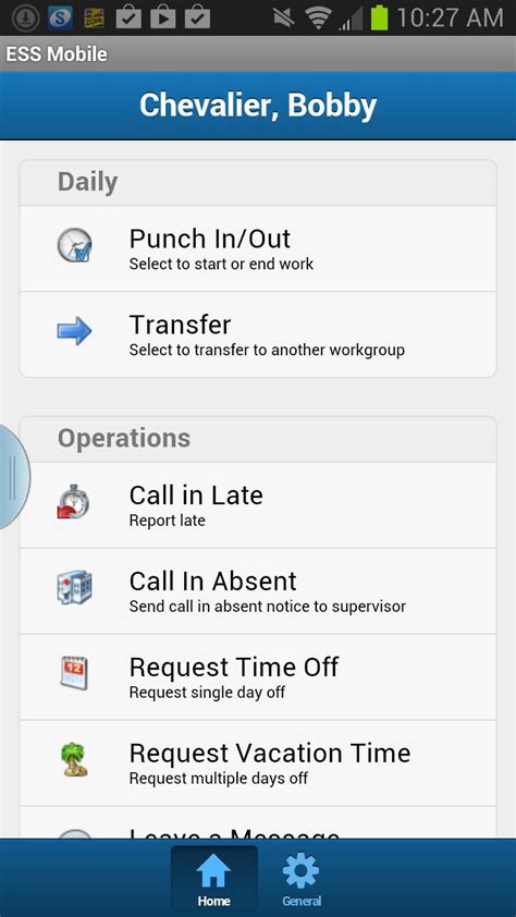 Image result for ESS Mobile Features