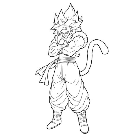 A Step to Saiyan Art: Learn How to Draw Gogeta in SS4 Form