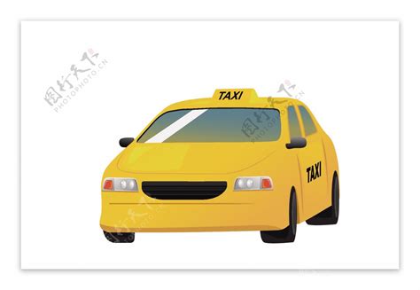 出租车,黄色出租车,票价,轿车,车轮,水平画幅,无人,侧面像,绘画插图设计模板,汇图网www.huitu.com