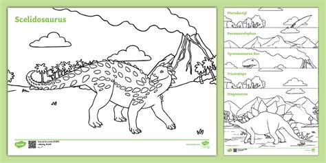 Dinosaur Colouring Sheets