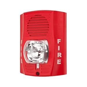 SS-P2RH-LF Wall/Ceiling 520Hz Horn/Strobe, Red : Amazon.in: Industrial ...