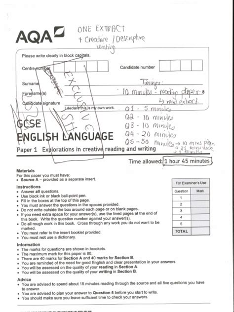 Image result for English Paper One