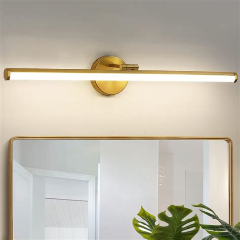 KAISITE Bathroom Lighting Fixture Over Mirror - 30 Inch Gold Vanity ...