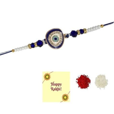 Set Of 2 Evil Eye Rakhi for Beloved Brother | DMS Retail