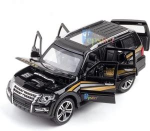 Pepstter Mitsubishi Pajero SUV Metal Car Toy with Sound & Light for ...