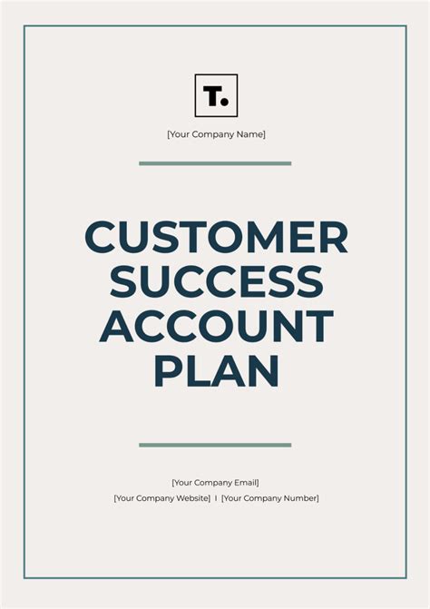 Free Customer Success Account Plan Template to Edit Online