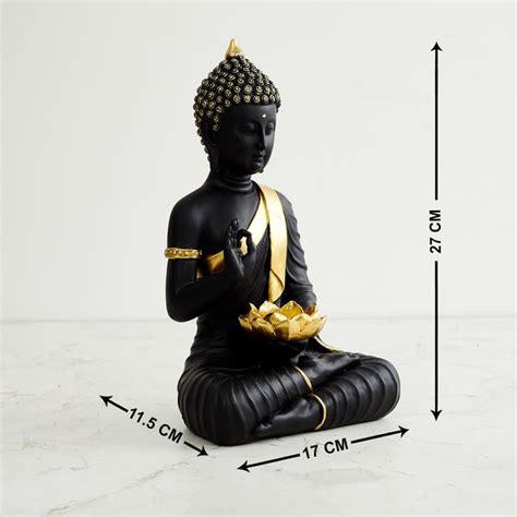 Buy Brighton Polyresin Buddha Figurine with T-Light Holder from Home ...