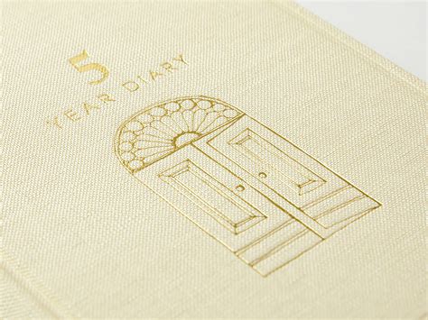 Midori 5 Years Diary Mini Beige Limited Edition - Komadori