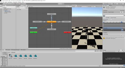 Making 3D Human Walk-In Unity 的图像结果