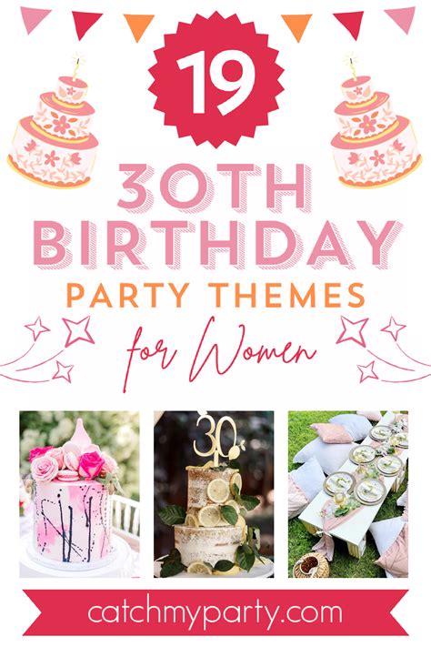 19 MOST POPULAR 30th Birthday Themes for Women (2025 Top Picks) | Catch ...