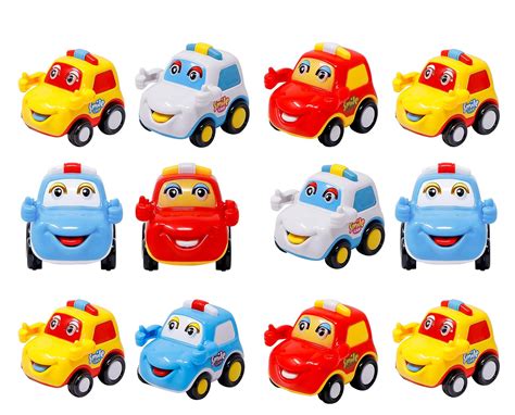 Buy Zest 4 Toyz Set Of 12 Friction Mini Cars Car Toy Push And Go Car ...