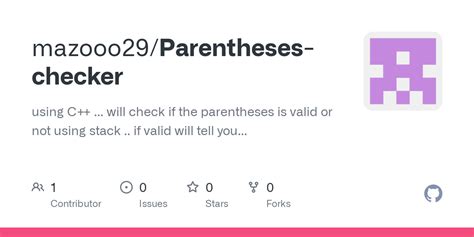 Parentheses Checking Using Stack in C 的图像结果