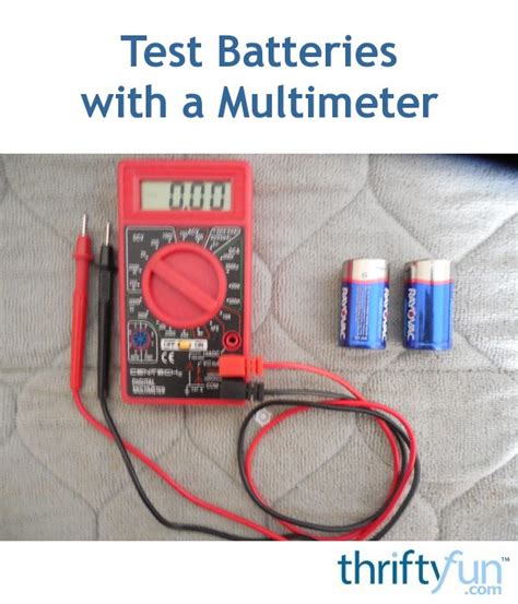 Image result for How to Check Batteries Using Multimeter