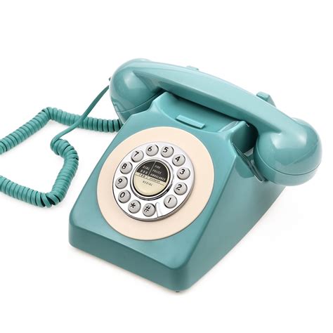 Desktop Corded Phone 80s Vintage Retro Style Telep... – Grandado