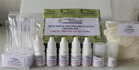 Spice Adulteration Detection Kits | Codon Biotech
