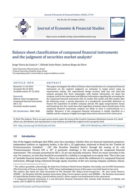 SOLUTION: Balance sheet classification of compound - Studypool