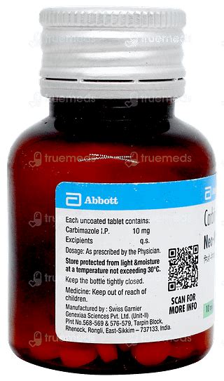 Neo Mercazole 10 Tablet – Thyroid Hormone Regulation