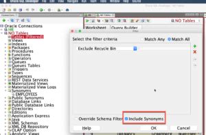 Image result for Oracle SQL Developer Inspect Tables