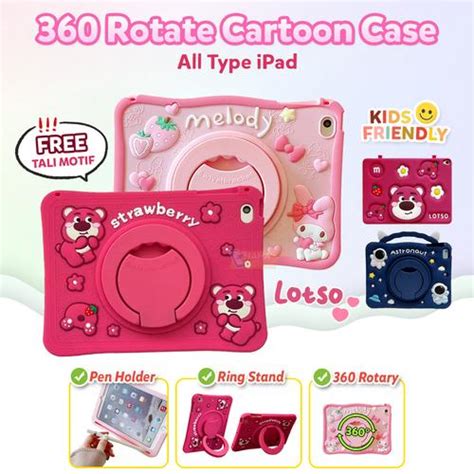 Jual Case Anak Lucu untuk iPad 5 6 7 8 9 10 Air 4 5 Pro 11 Mini IPAD 10 ...