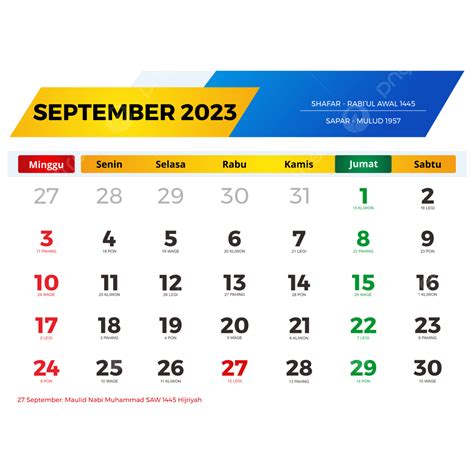 September 2025 Kalender