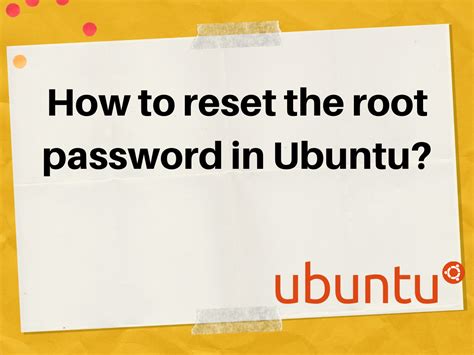 Image result for Ubuntu Root Password