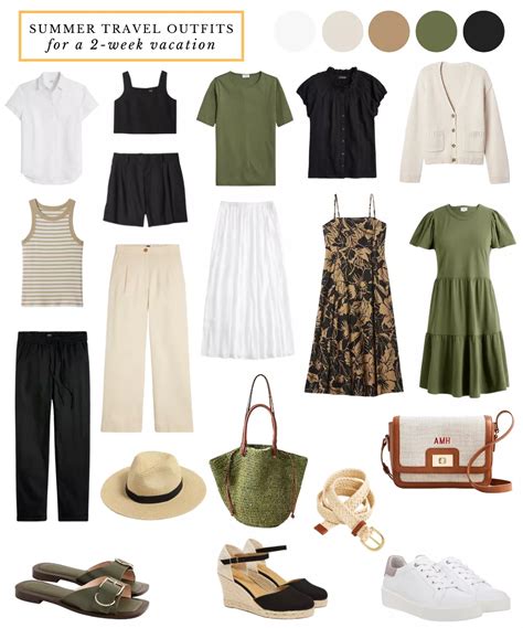 The perfect 2 week european summer vacation capsule wardrobe – Artofit