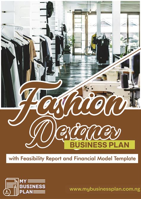 Fashion Designer Business Plan Template 的图像结果