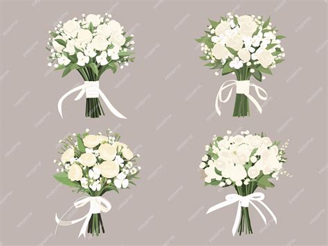 Premium Vector | Blossoms of love wedding flower illustration