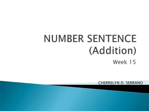 Image result for Number Sentence. Example