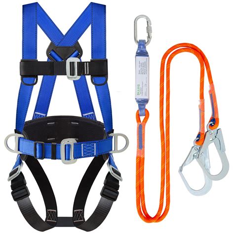 Dijjig Full Body Fall Protection Safety Harness Blue | Desertcart INDIA