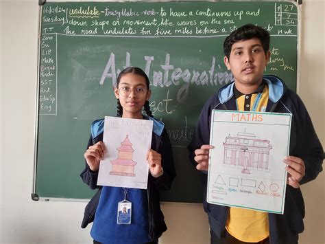 Grade 8 Math Art Integration Project - Rumtek Monastery
