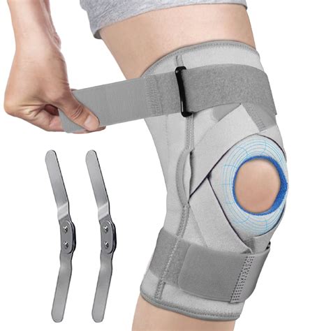 Buy Vissco Neoprene Hinged Patella Knee Brace (Moderate Support), Knee ...